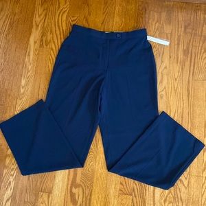 Rose Haggar Navy Dressy Trousers, Size 8 Average, NWT